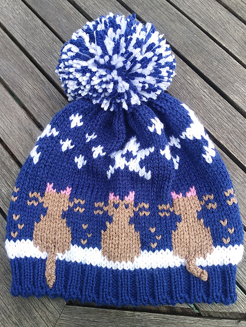 Fox, Bear, Cat and Tractor Hat. Mid Gauge