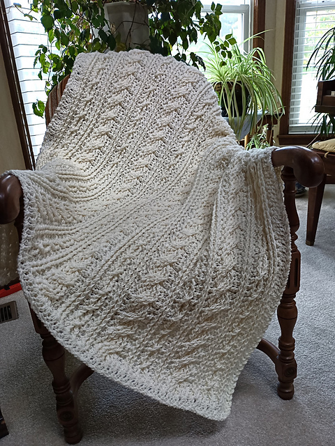Calming Cables Blanket