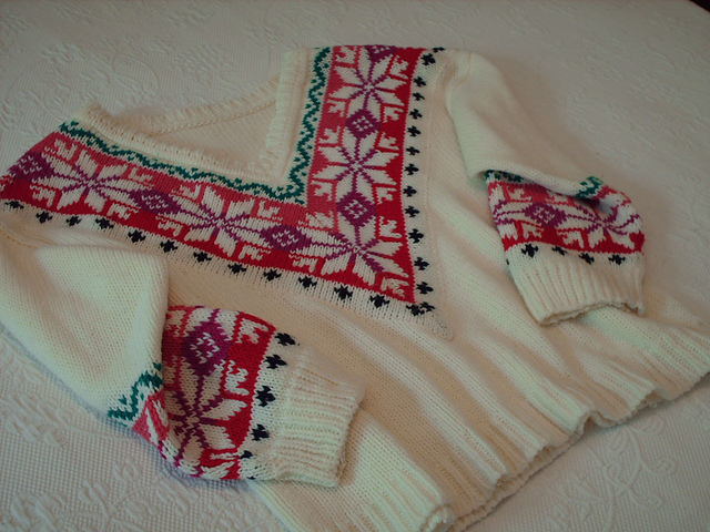 V Panel Sweaters