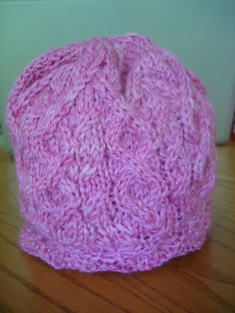 Faded Cable Duo Hat