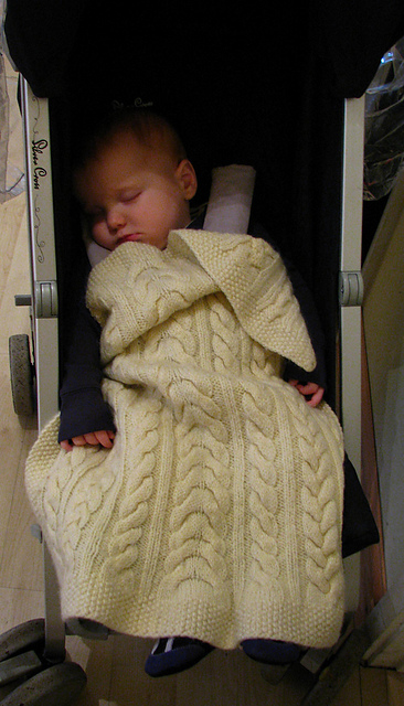 Baby Cable Blanket