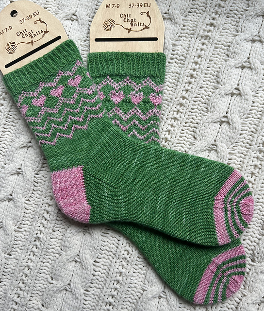 Grinch's Heart Socks