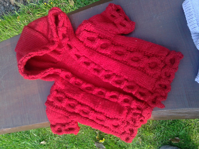 Girl's Hooded Cardigan