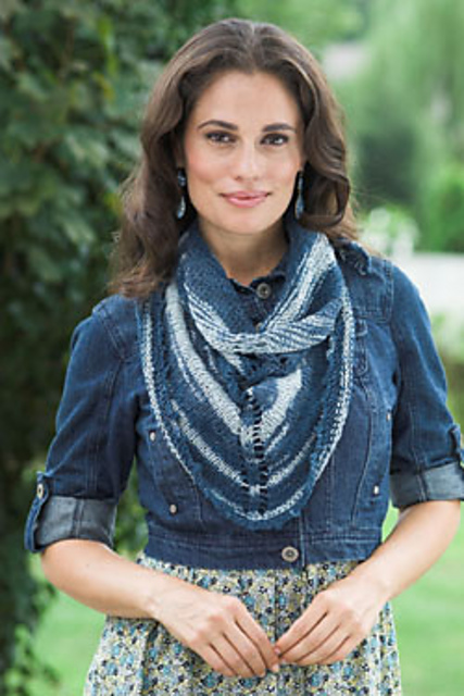 F454 Linen Concerto Picot Scarf