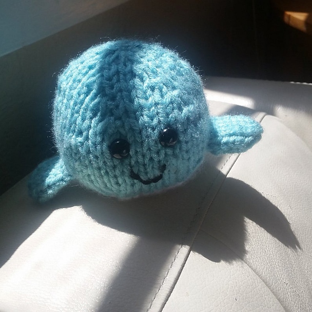 Smiling Whale Plush Toy