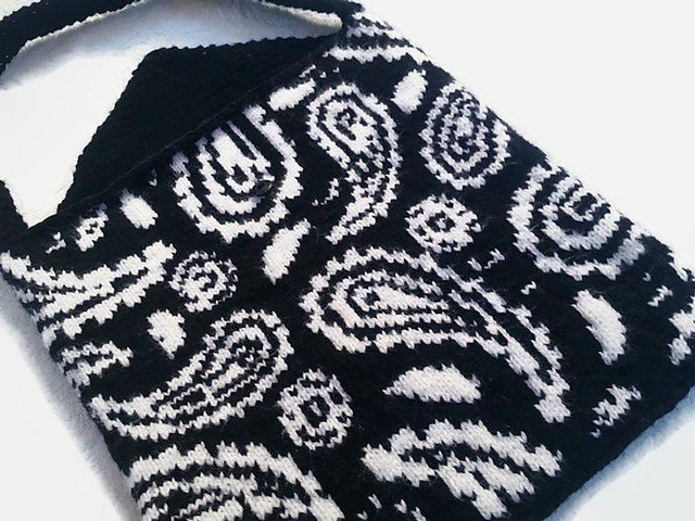Paisley Print Purse