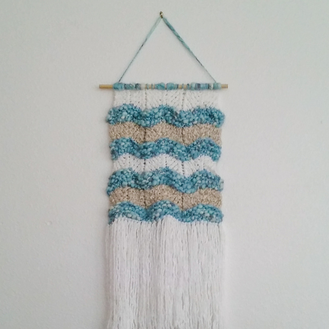 Garter Chevron Wall Hanging