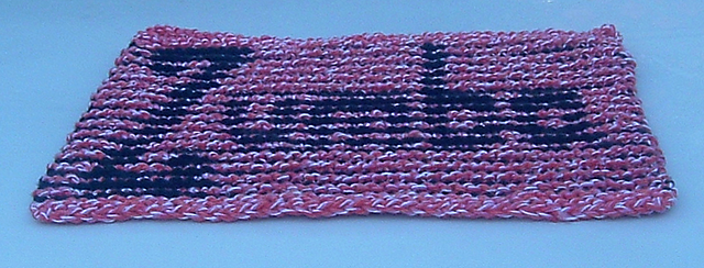 "Zumba" Illusion Dishcloth