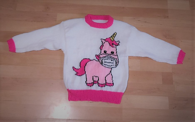 Sweater Pattern Kids Unicorn Jumper Free Unicorn Jumper Knitting