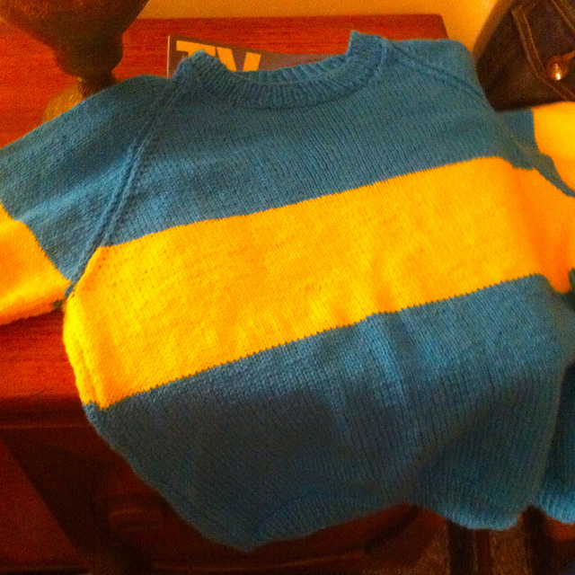 V Neck Raglan Sweater