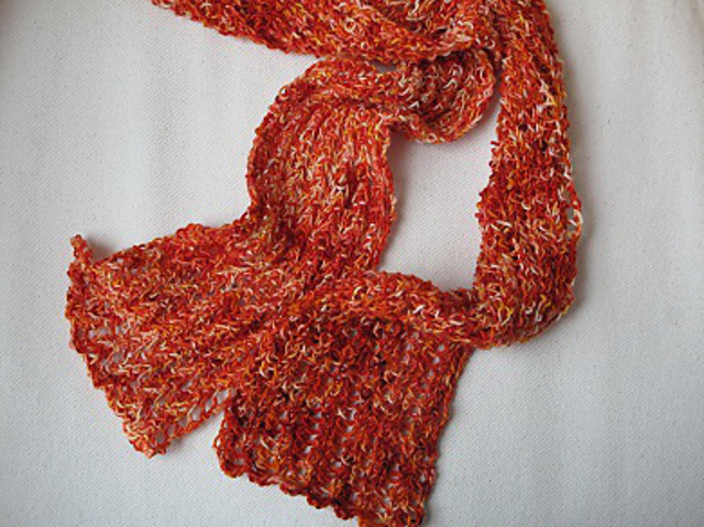 Summer Lace Rib Scarf