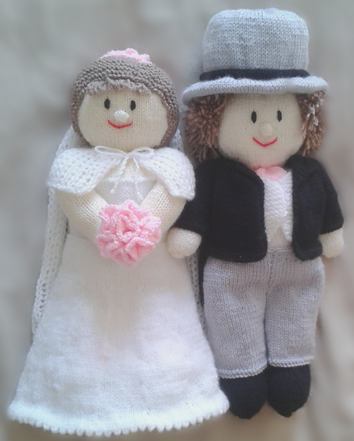 Bride and Groom Wedding Dolls