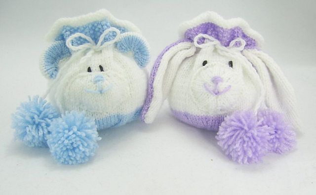 Bear and Rabbit Drawstring Gift Bags