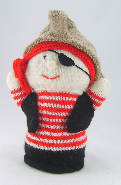 Pirate hand puppet