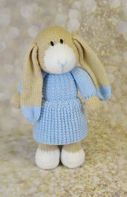 Blue Belle Bunny