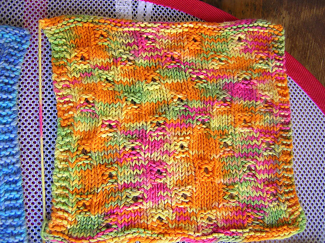 Damier Troué (Lacy Checks) Dishcloth