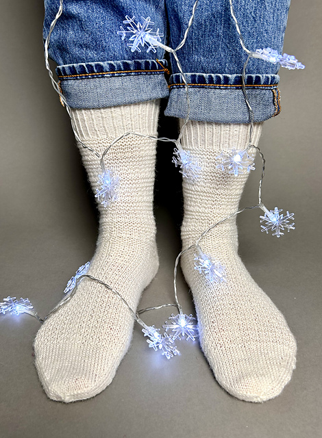 Socke "Erster Schnee"