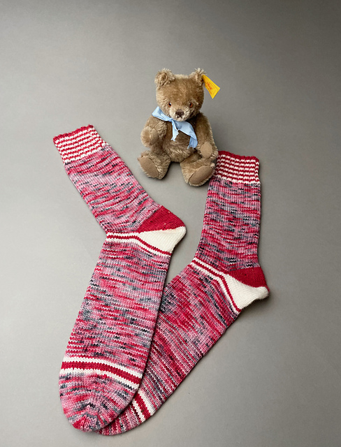 Socke "Streifenspiel"