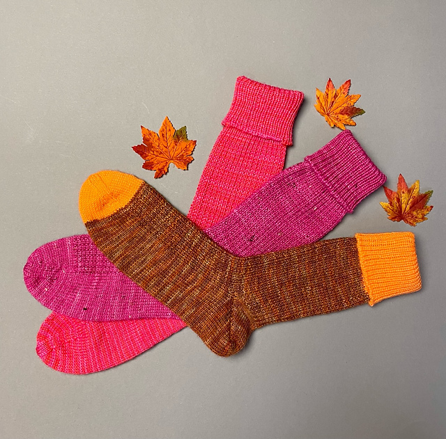 Socke "Herbstsonne"