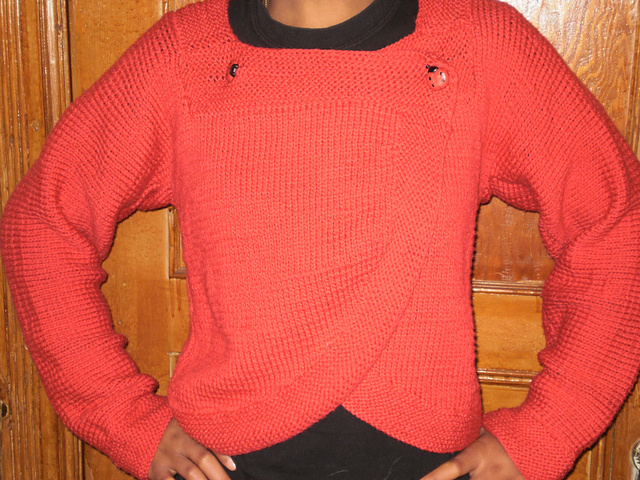 Pink Wrap Cardigan