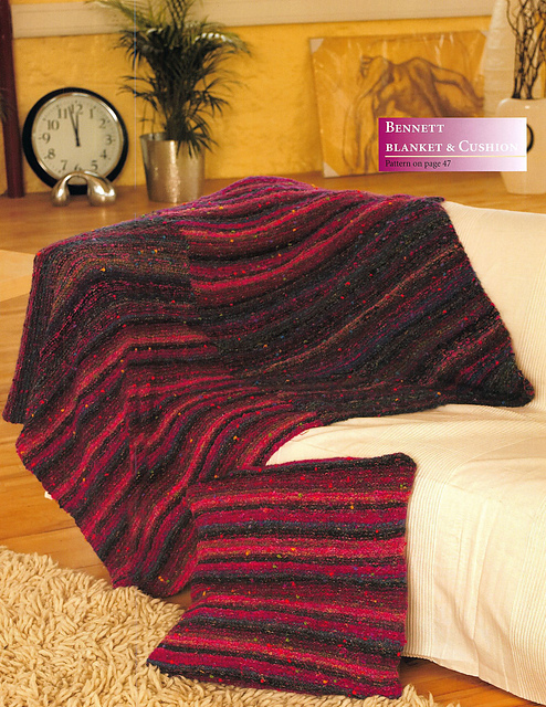Bennett blanket & cushion
