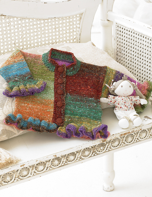 Design 11 Child's Ruffled Cardigan