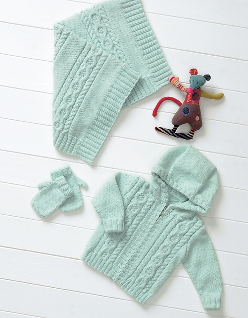 Design 02 Jacket, Blanket & Mittens