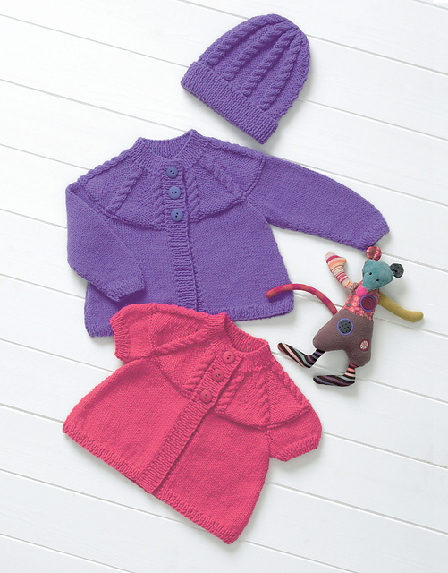 Design 04 Cardigans & Hat