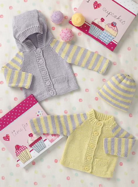 Design 05 Cardigans & Hat