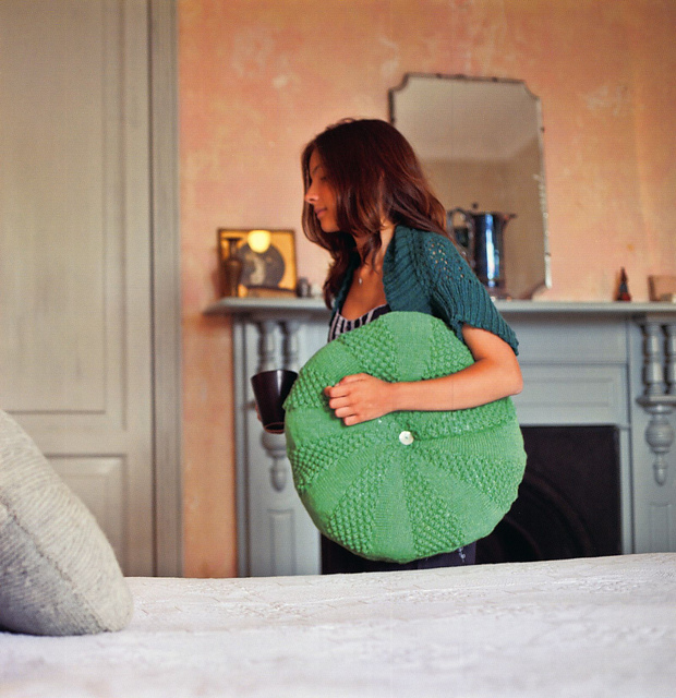 Blackberry Stitch Cushion