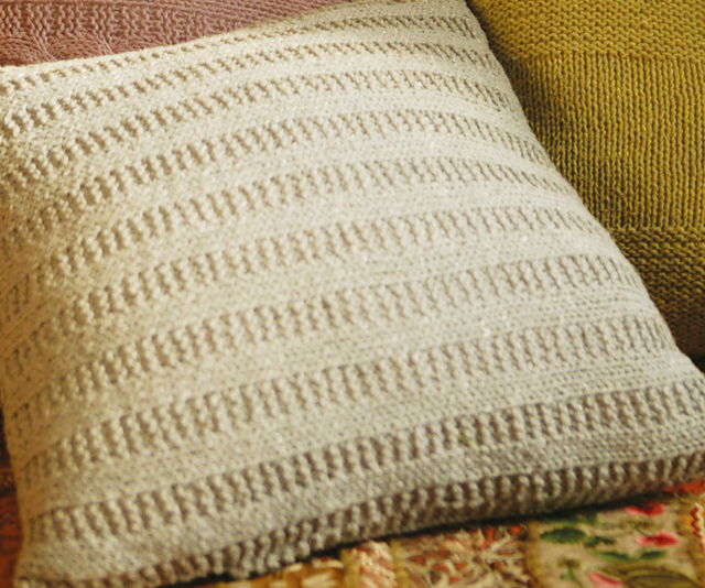 Ribbed Cushion