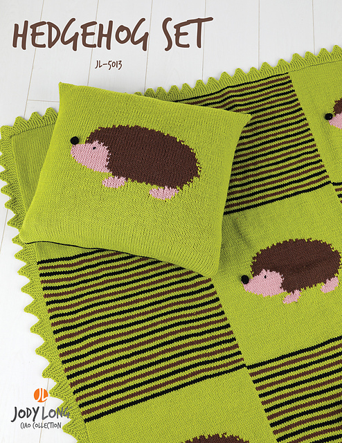 Hedgehog Blanket & Cushion Set
