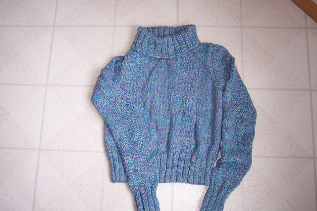#02 Fitted Cropped Turtleneck