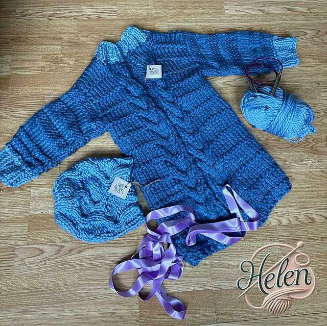 Children’s Cabled Cardigan