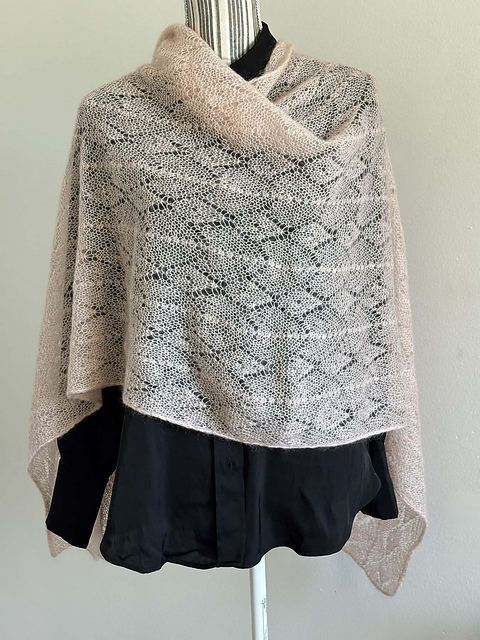 Elegant stole, pashmina , from fine mohair.