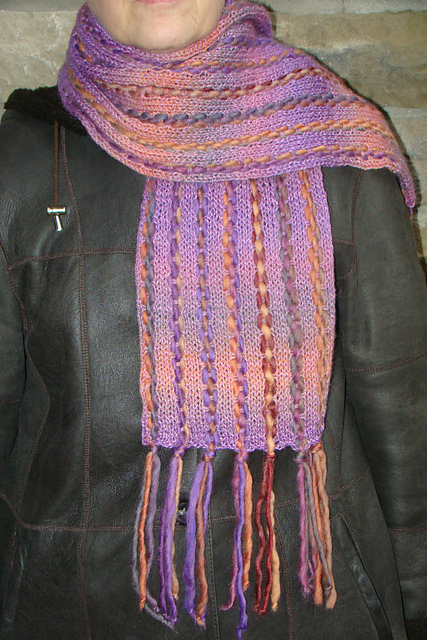 Knit Weave Scarf