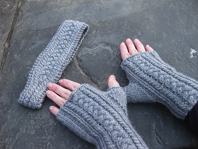 Bluster-Proof Mitts and Headband