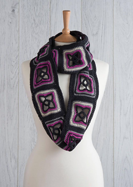 Arch Window Crochet Infinity Scarf