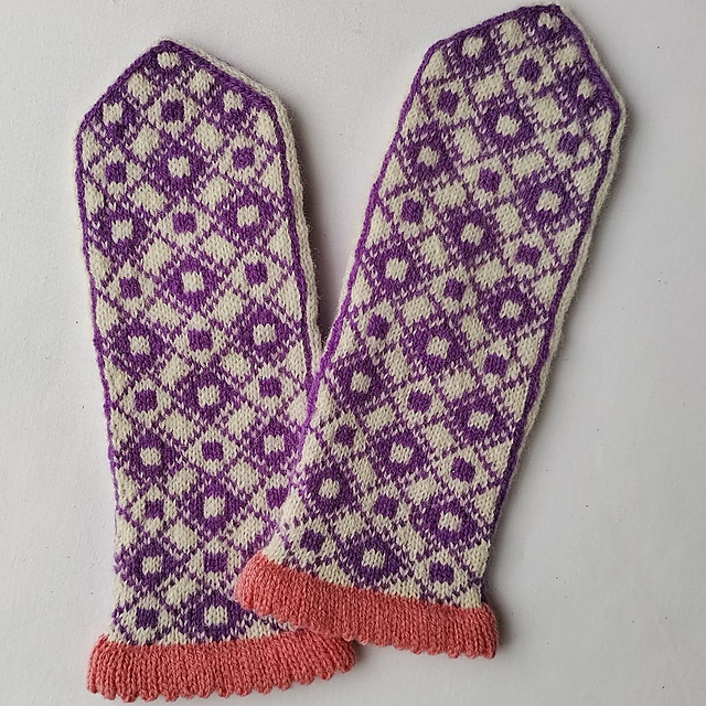 Ravelry: Knitting Jenny 16: Fair Isle Mittens pattern by Jennifer