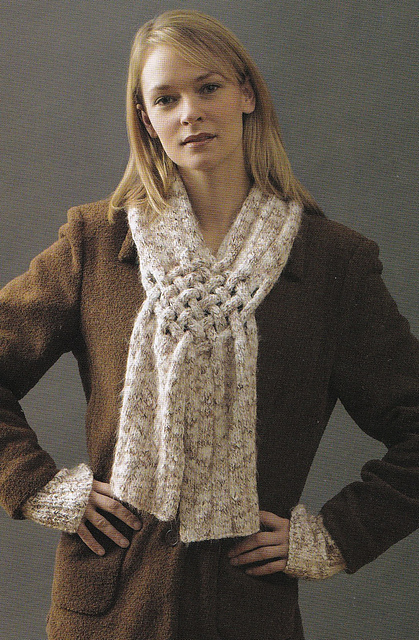 Lattice Scarf & Wristlets