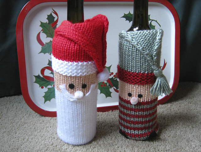 Bottle Holiday Gift Bags