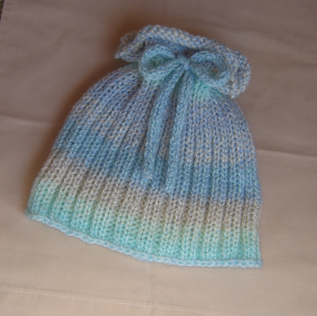 Paperbag Ribbed Hat