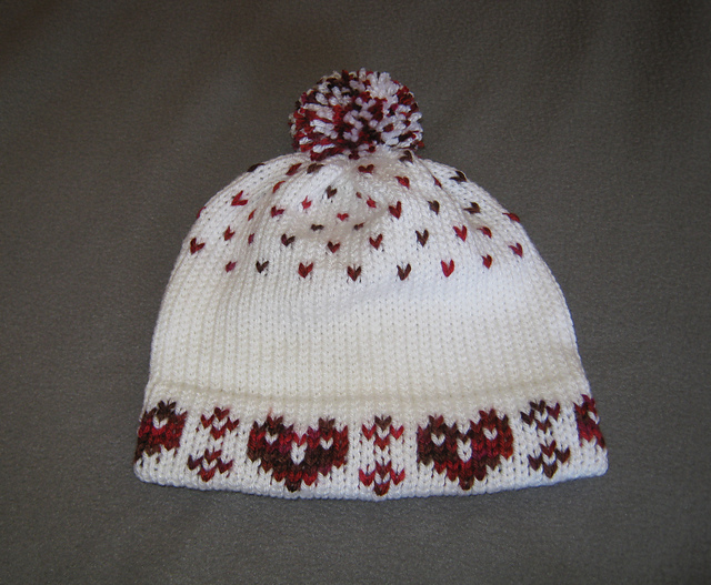 Painted Hearts Hat