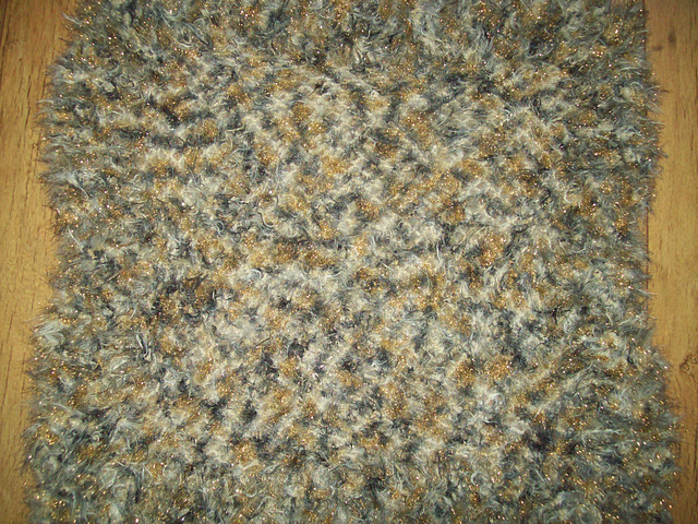1908 Crocheted Mohair Head Scarf