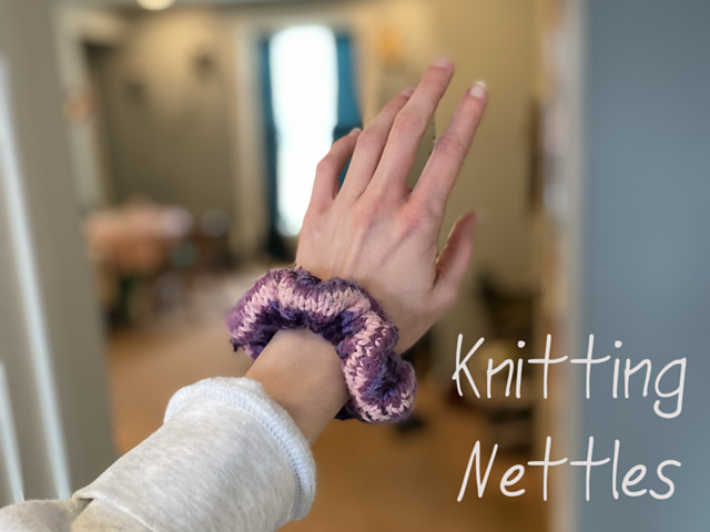 Hydrangea Scrunchie