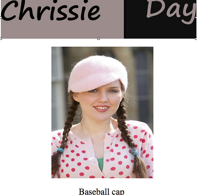 Felted Baseball Cap 