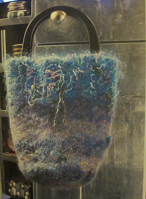 Sea blue bag