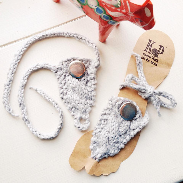Cabled Baby Gladiator Sandals