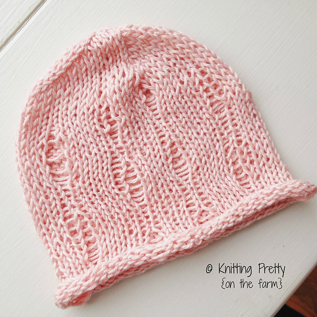 Drop Stitch Baby Hat