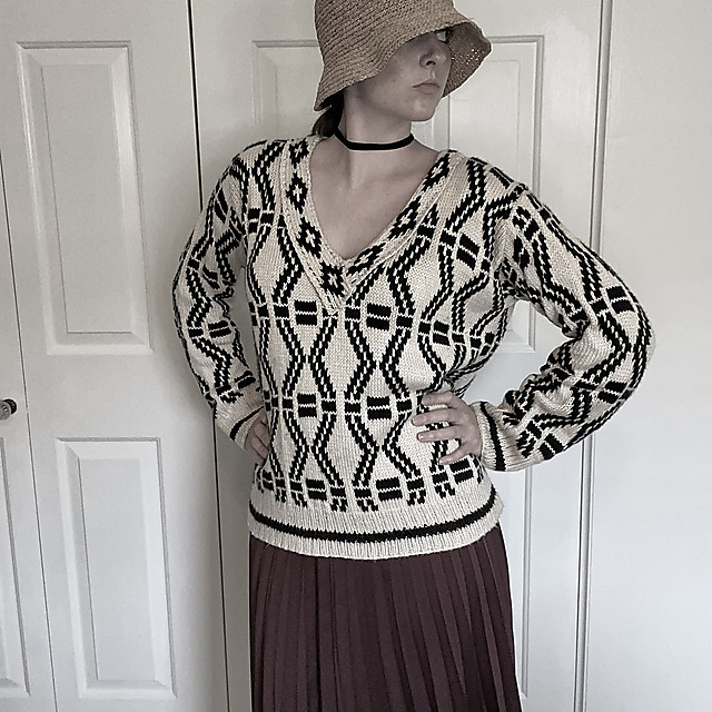 1920s Diamond Pullover
